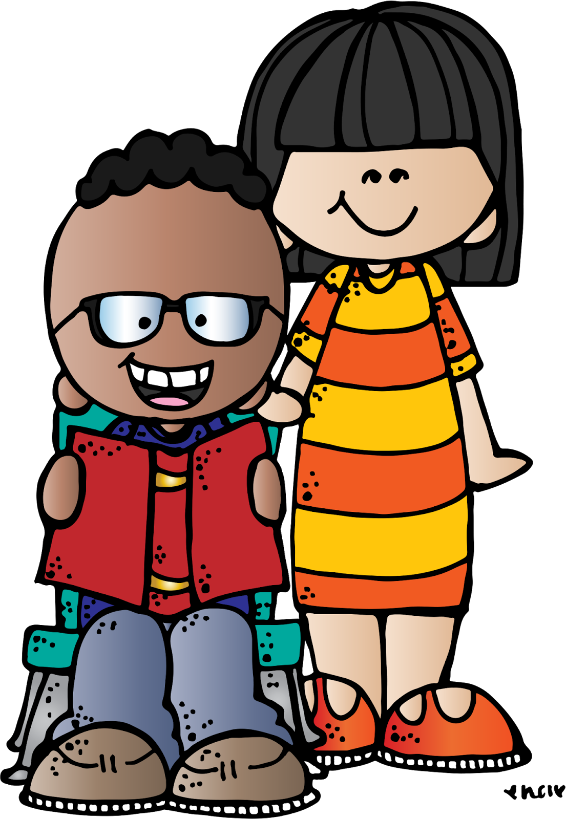 Reading Clip Art Freebie - Melonheadz Reading Clipart Png (1105x1600), Png Download