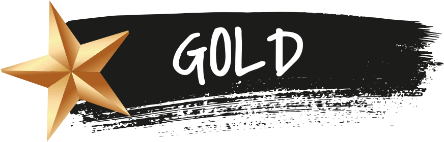 Gold-title - Silver Title (900x309), Png Download