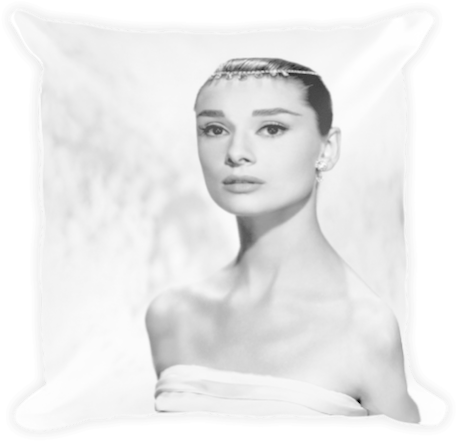 18" X 18" Microfiber Double-sided Print Throw Pillows - Audrey Hepburn Magazine Covers (498x498), Png Download