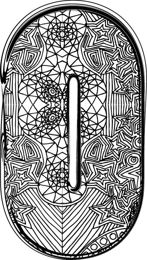 Fancy Letter I Images - Fancy Letter O Transparent (500x884), Png Download