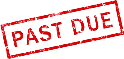 Tucker Albin - Past Due Invoice Stamp (432x288), Png Download