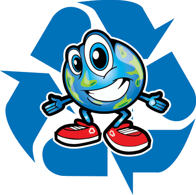 Reduce Reuse Recycle ▻ Respect - Happy Earth (400x399), Png Download
