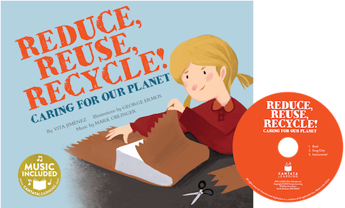 Full Size - Reduce, Reuse, Recycle! Caring For Our Planet (500x296), Png Download
