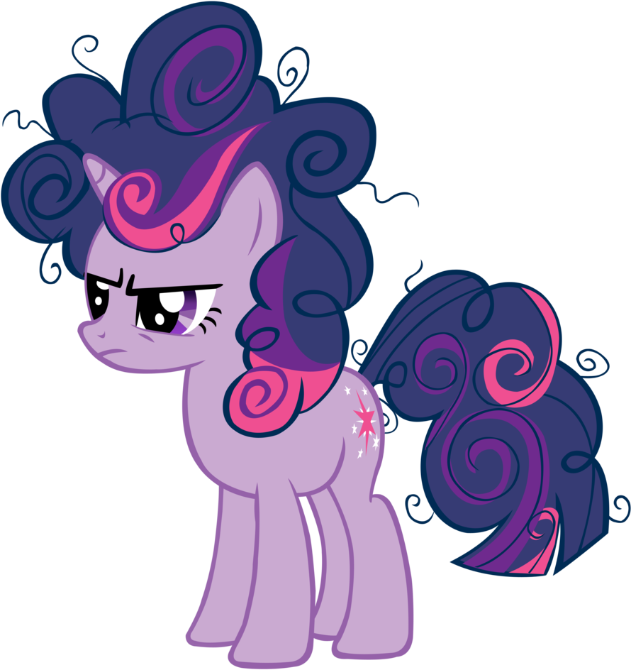 Star-burn, Safe, Simple Background, Transparent Background, - Twilight Sparkle Curly Hair (1024x1024), Png Download