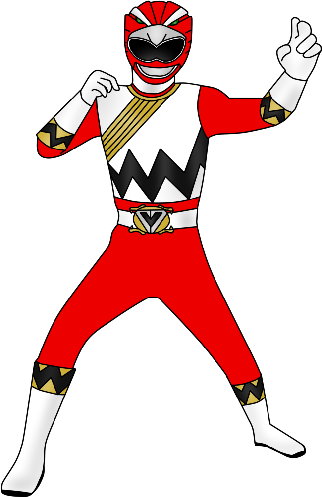 Red Hawk Ranger By Iyuuga-d9h87vk - Power Rangers Red Png (954x1059), Png Download