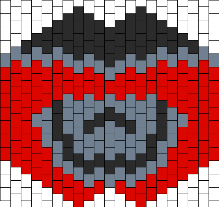 Red Power Ranger Kandi Mask - Power Ranger Kandi Mask Pattern (441x418), Png Download