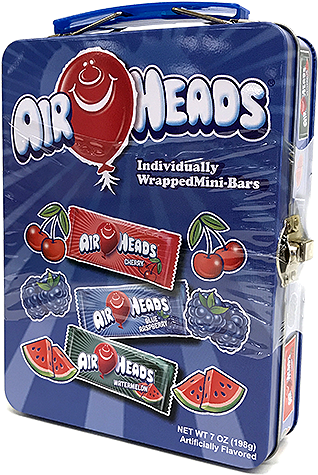 Airheads Mini Taffy Bars - Iscream Summer-time Sweets Airheads Cherry Metallic (500x500), Png Download