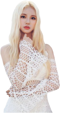 Girl, Kpop, And Png Image - Loona Jinsoul In White (500x400), Png Download
