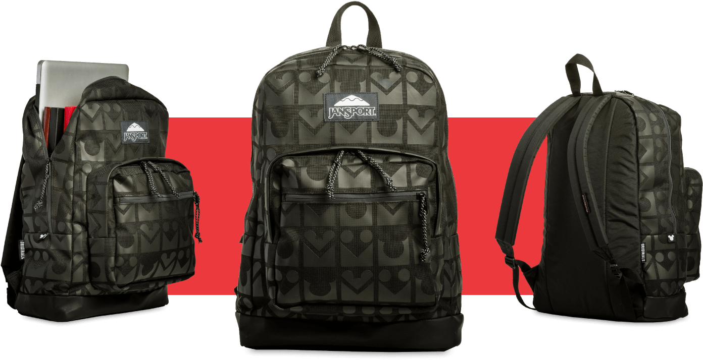 Disney Character Backpacks - Jansport Disney Right Pack Se (1432x737), Png Download
