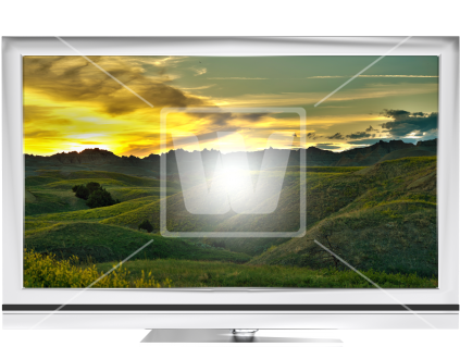 Lcd Tv - Television (550x366), Png Download