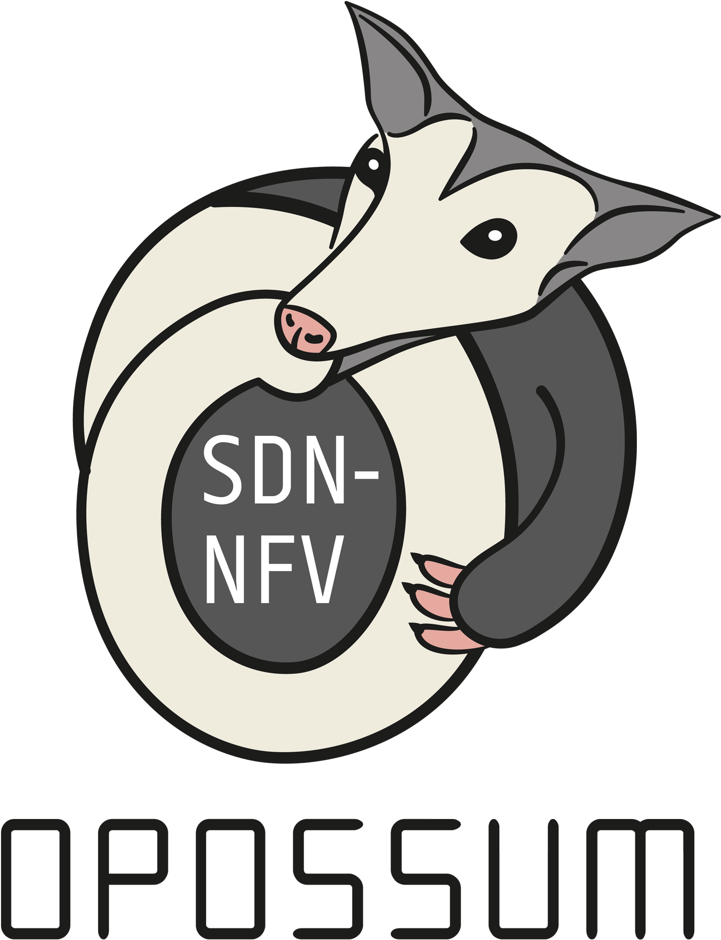 Opossum Provides A Software-defined Networking Infrastructure - Opossum Logo (1500x1929), Png Download