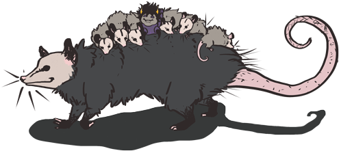 Ever Since I Doodled Gamzee Sitting In A Trashcan With - Illustration (500x375), Png Download