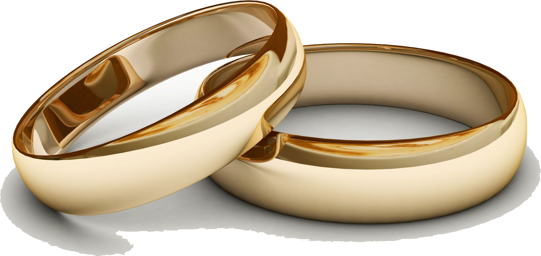 Wedding Rings On Plain Background - Engagement Ring (2365x1774), Png Download