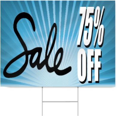 75% Off Sale Sign - Sales (450x450), Png Download