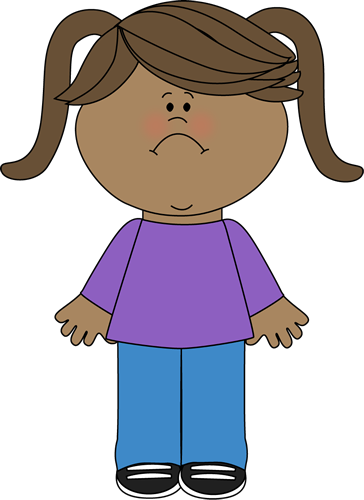 Sad - Sad Black Girl Clipart (364x500), Png Download