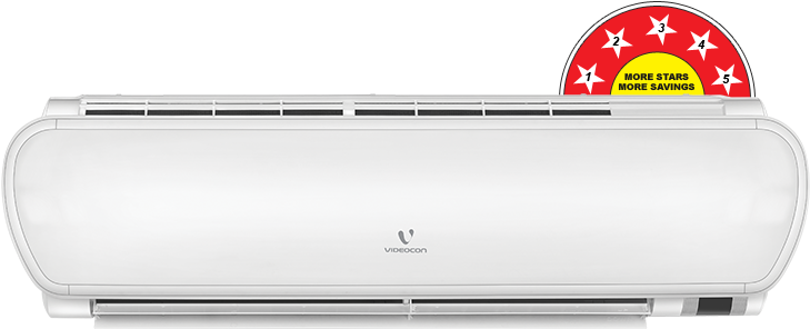 Solar Ac - Videocon Hybrid Solar Ac (744x348), Png Download