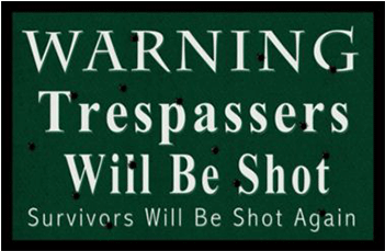 Trespassers Will Be Shot - Bass Pro Shops Trespassers Will Be Shot Welcome Mat (350x350), Png Download