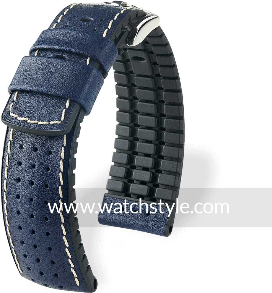 Hirsch Tiger Blue - Red 26mm Watch Band (1200x1200), Png Download