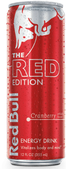 Red Bull Red Edition - Red Bull Red (400x586), Png Download