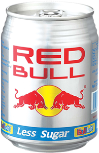Red Bull Less Sugar Radio - Red Bull Silver (538x314), Png Download