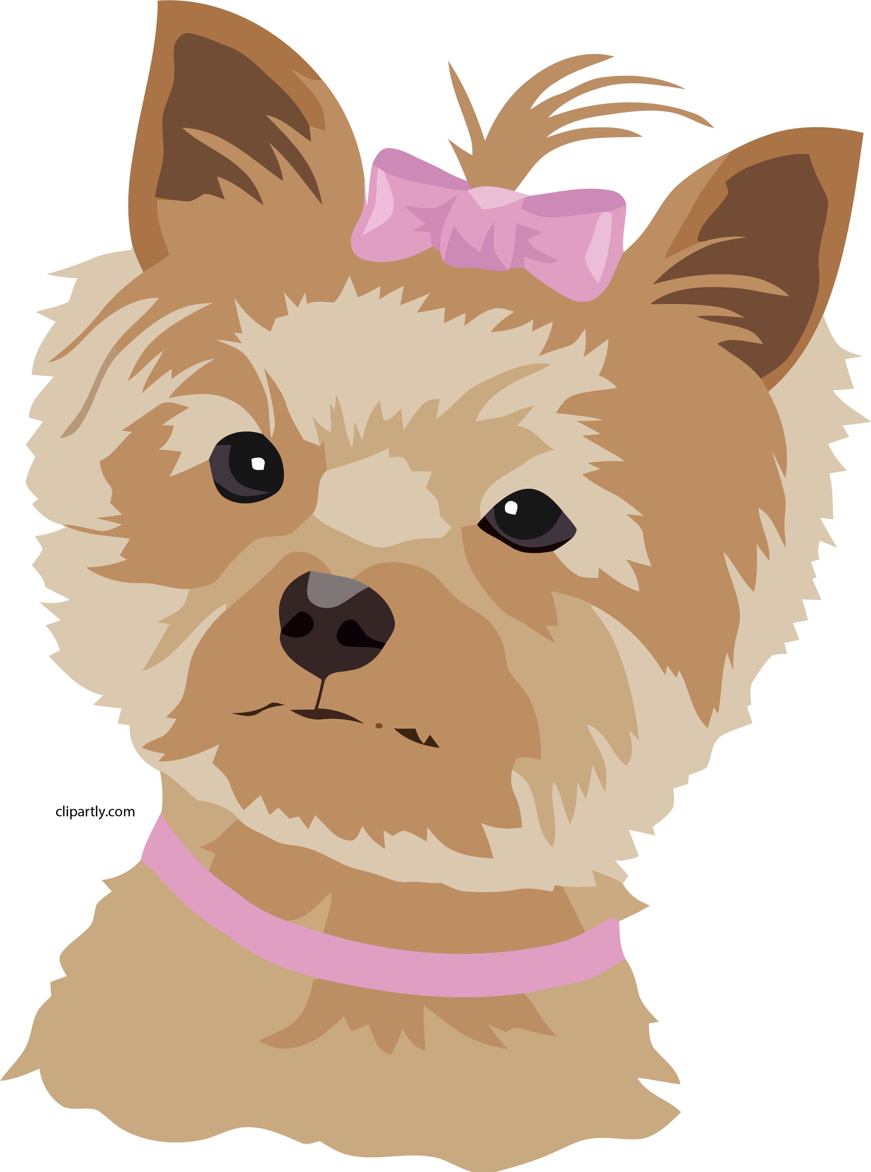 Angry Girl Dog Clipart Png - Small Dog Clip Art (2919x3928), Png Download