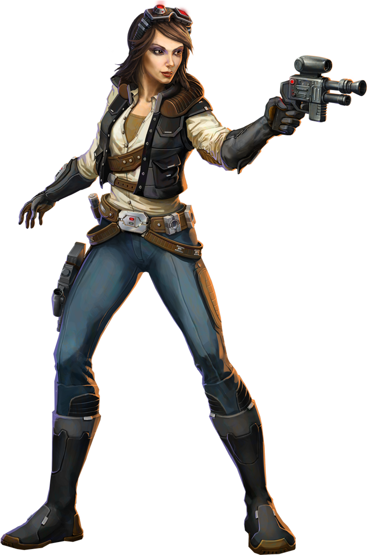 Smuggler Tor - Star Wars The Old Republic (800x1140), Png Download