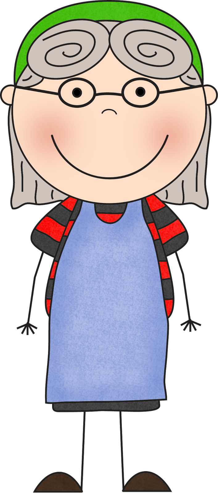 Old Clipart Old Woman - Old Lady Who Swallowed A Bat Clip Art (707x1600), Png Download