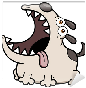 Vector Illustration Of Angry Dog Wall Mural • Pixers® - Dog Vector Angry (400x400), Png Download