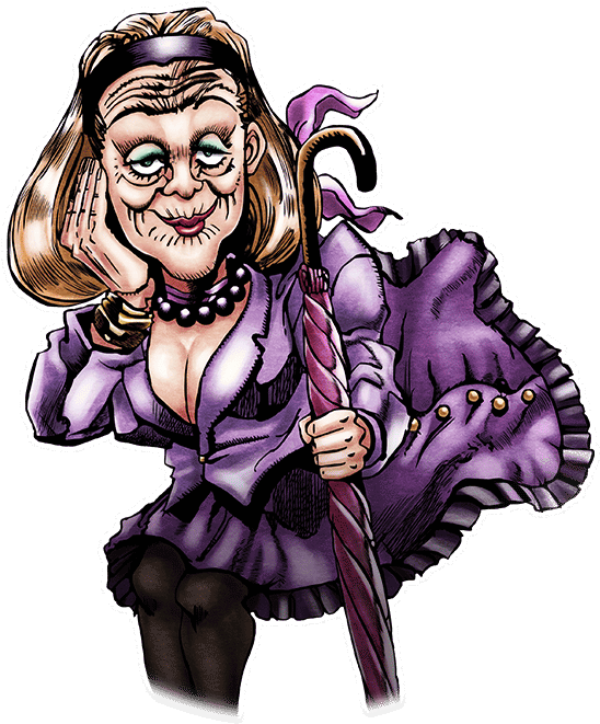 Unit Luxor's Old Woman - Jojo's Bizarre Adventure (720x800), Png Download
