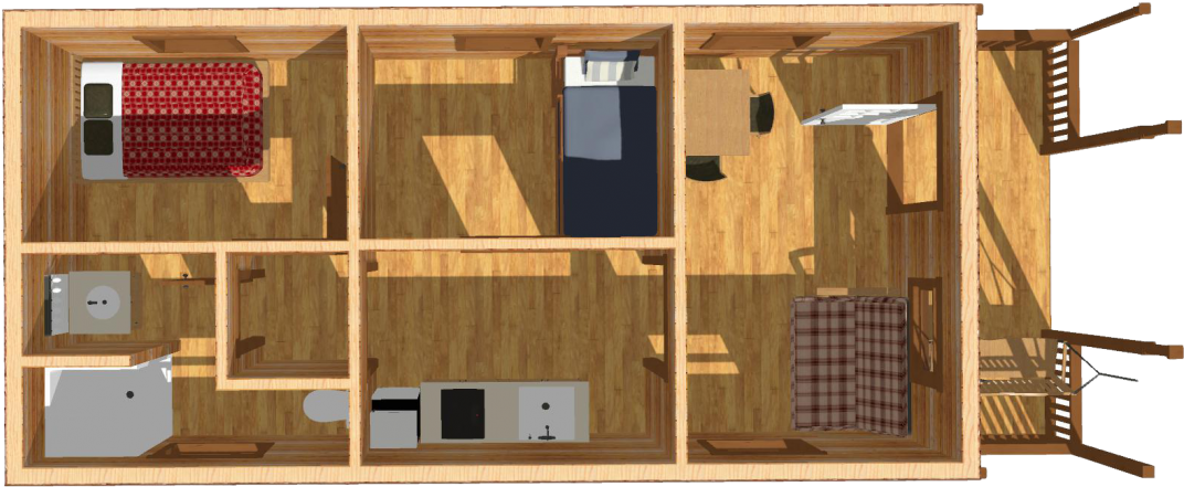 Log Cabin Kits - Log Cabin (1140x557), Png Download