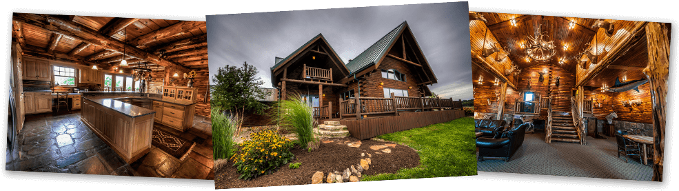 7,000 Square Foot Luxury Log Cabin For Rent In Coshocton, - Luxury (1000x300), Png Download