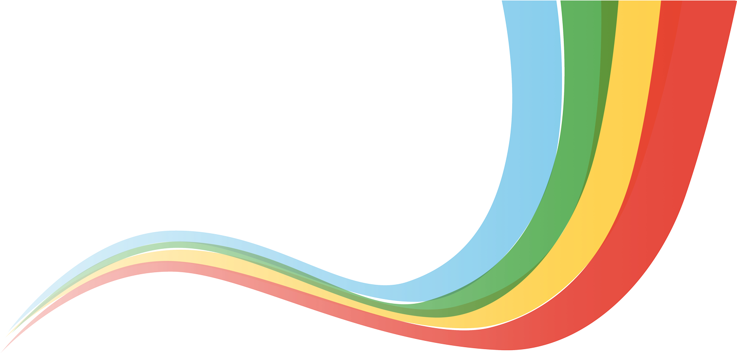 Rainbow Image - Jump Rope For Heart Australia (2000x724), Png Download