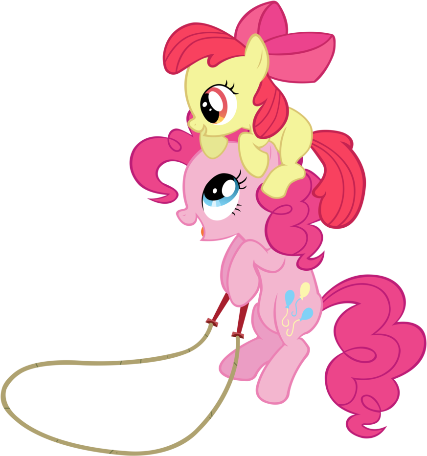 A Friend In Deed, Apple Bloom, Artist - Pinkie Pie Apple Bloom (1062x1024), Png Download