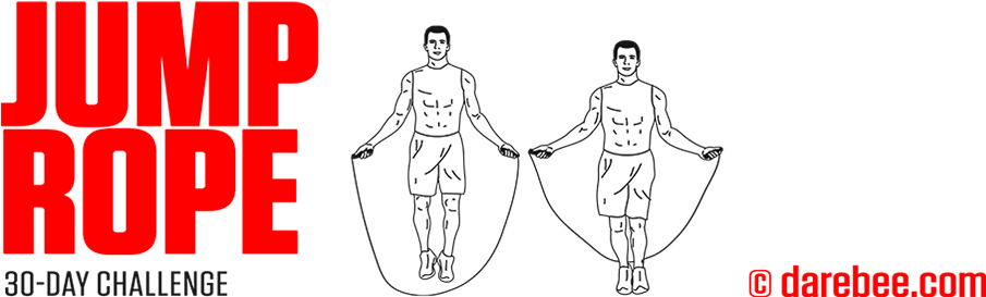 Jump Rope 4 Week Challenge (930x330), Png Download