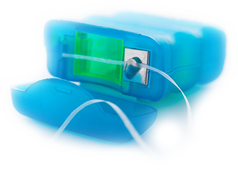 Flossing - Oral B Waxed Dental Floss (474x338), Png Download