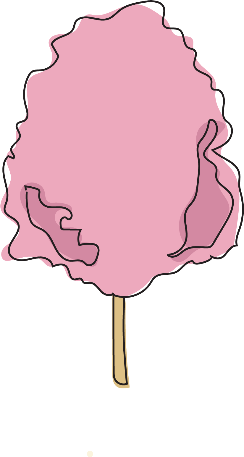 Cotton Candy (2480x1906), Png Download