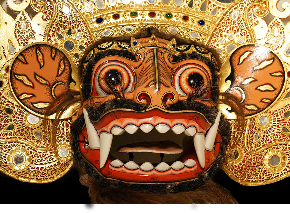 Barong Macan - Mask (1000x1000), Png Download