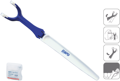 Paro Dental Floss Holder (425x470), Png Download