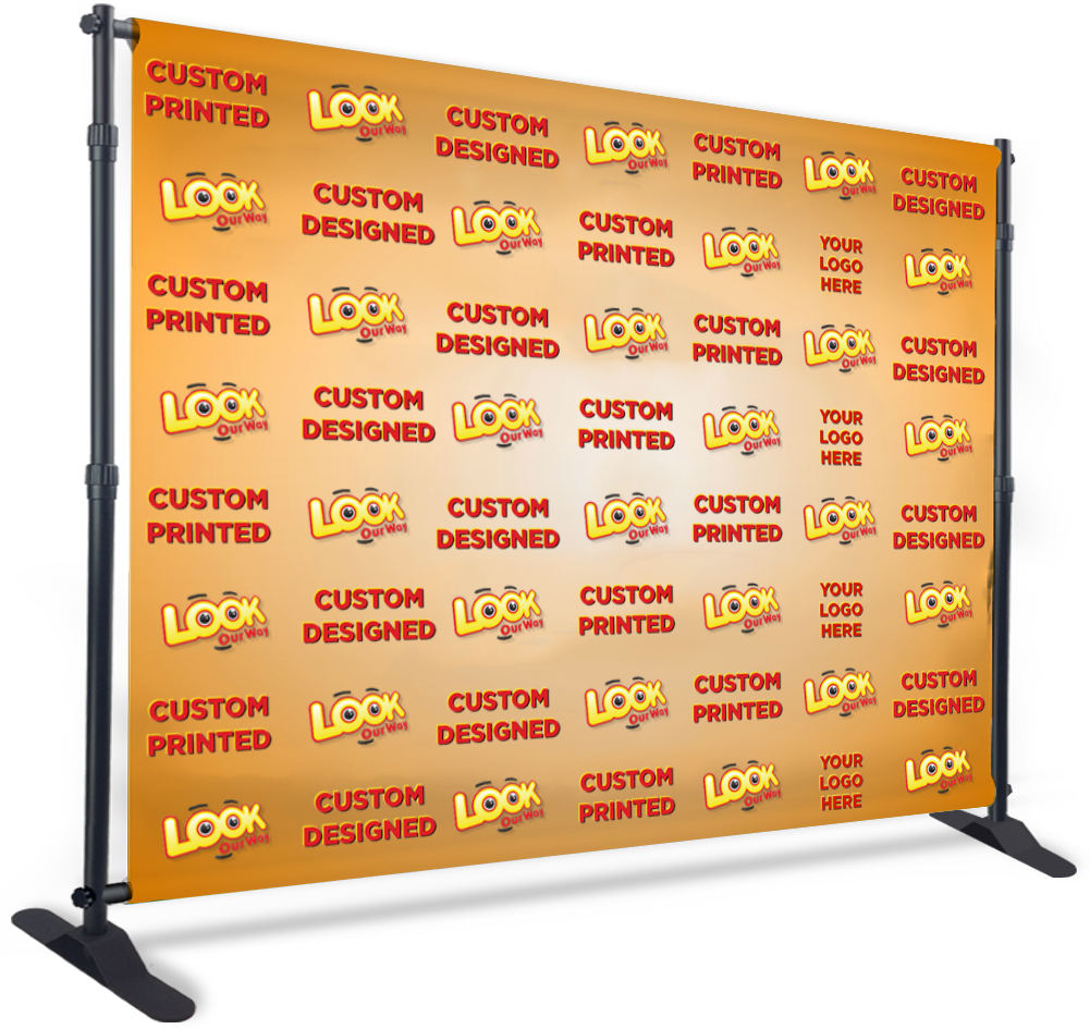 Custom Printed Step And Repeat Backdrop Banner 10ft - Step And Repeat (500x500), Png Download