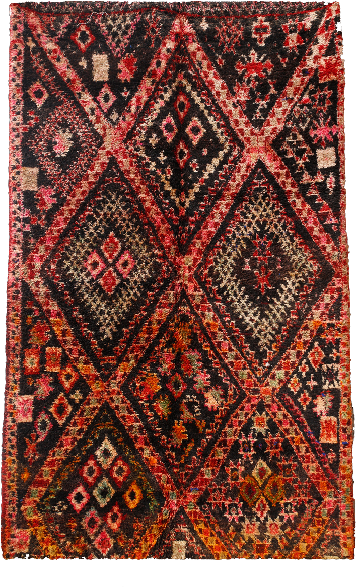 Beni M'guild Carpets These Carpets Are Made In The (877x1278), Png Download