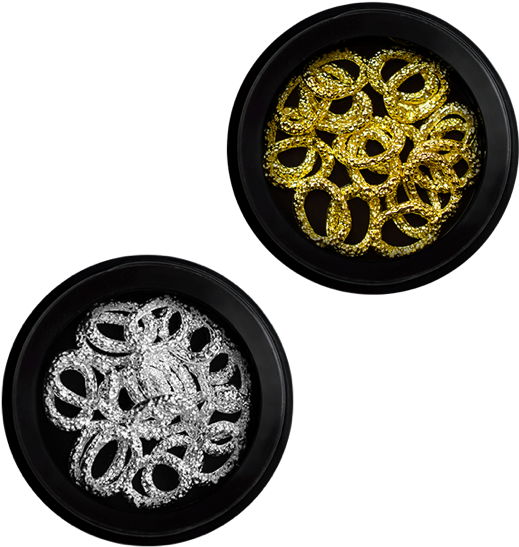 Liquid Stone Oval Jewel Frame - Gold (600x600), Png Download