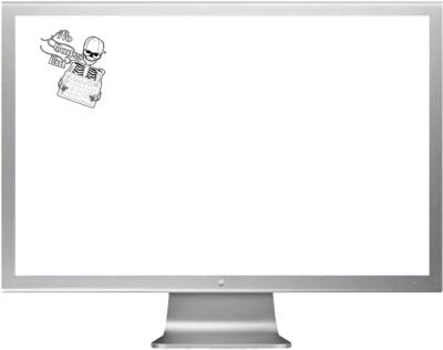 Mac Monitor Psd Apple Monitor Mac Monitor Png - Apple Monitor (400x316), Png Download