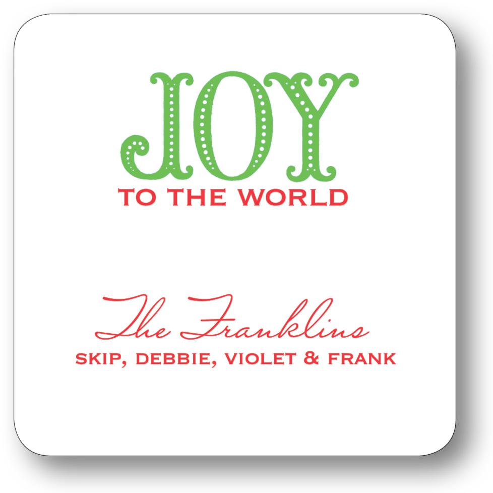 Joy To The World - Label (1024x1024), Png Download