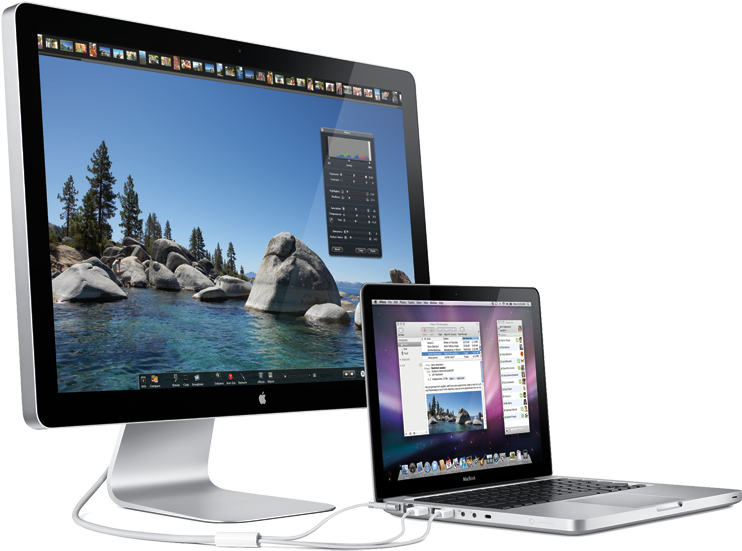 Apple Led Cinema Display (800x619), Png Download