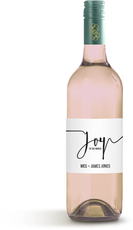 Joy To The World Wine Label - 30th Birthday Wine Bottle Label (827x827), Png Download