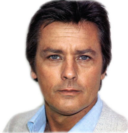 Alain Delon - Асцендент В Тельце У Мужчины (432x450), Png Download