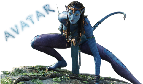 Avatar Actors Heroes - Zoe Saldana Avatar Hot (500x281), Png Download