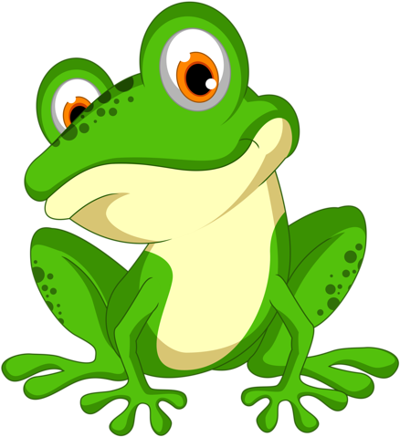 Stock Vector Of 'vector Illustration Of Cartoon Cute - Frogs Clipart Png (459x500), Png Download