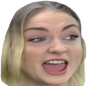 Sticker Other Sansa Stark Sophie Turner Decadente Got - Tongue (400x300), Png Download