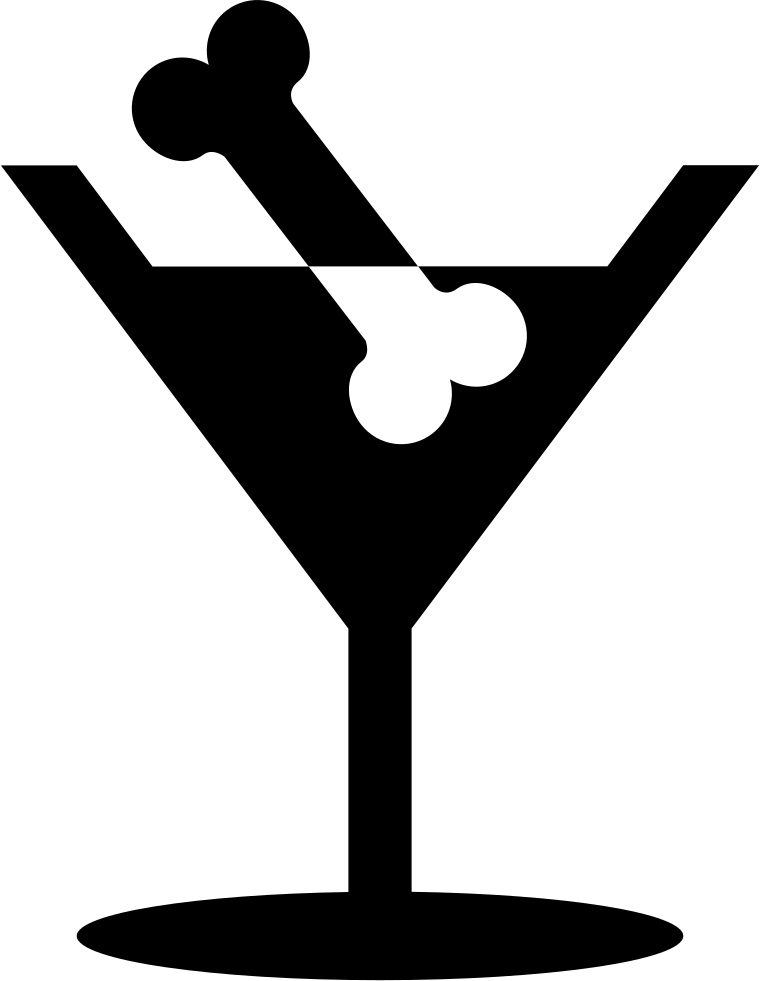 Cocktail Drink With Bone - Cocktail (760x981), Png Download